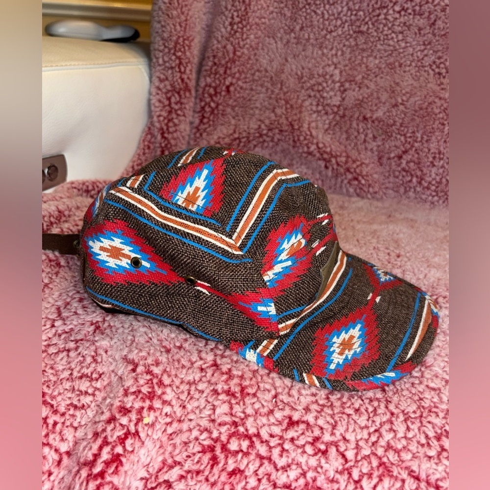 OBEY PROPAGANDA 5 Panel StrapBack Hat Aztec SouthWest HUF FTP Smokers Club LRG​​ - Picture 4 of 7